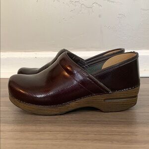 Dansko Burgundy Clogs